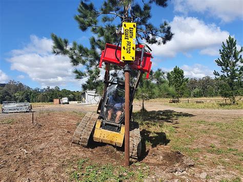 post rammer for tractor or skid steer|browns post knocker for sale.